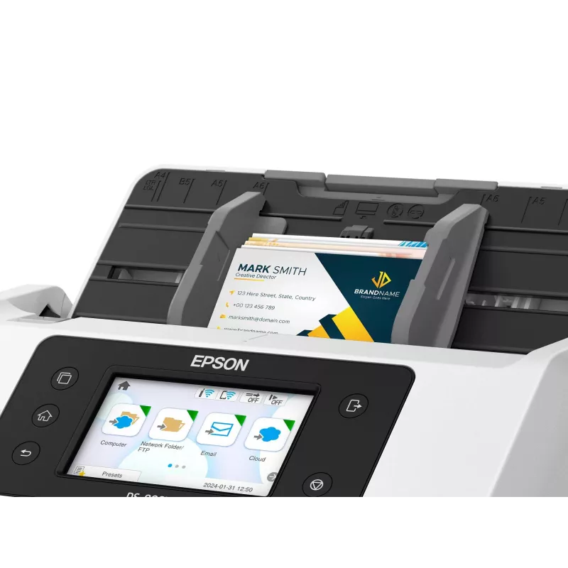 Epson WorkForce DS-800WN lapinis skaitytuvas 600 x 600 DPI A4 Baltas