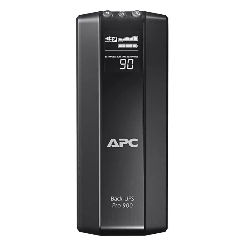 APC Power-Saving Back-UPS Pro, 0,9 kVA, 540 W, 355 J, 45 dB, Type E, sandari švino rūgštinė baterija (VRLA)