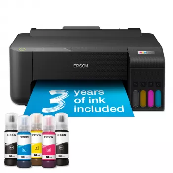 Rašalinis spausdintuvas Epson EcoTank L1230 Spalvotas, 4 kasetės, A4, 5760x1440 DPI, Juoda