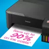 Rašalinis spausdintuvas Epson EcoTank L1230 Spalvotas, 4 kasetės, A4, 5760x1440 DPI, Juoda