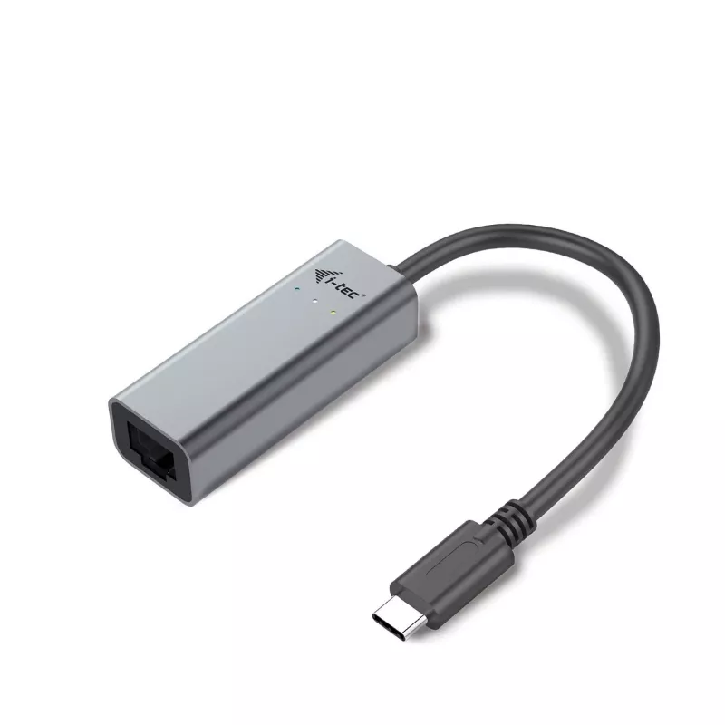 i-tec Metal USB-C Gigabit Ethernet adapteris, laidinis, USB Type-C, Ethernet, 1000 Mbit/s, pilka