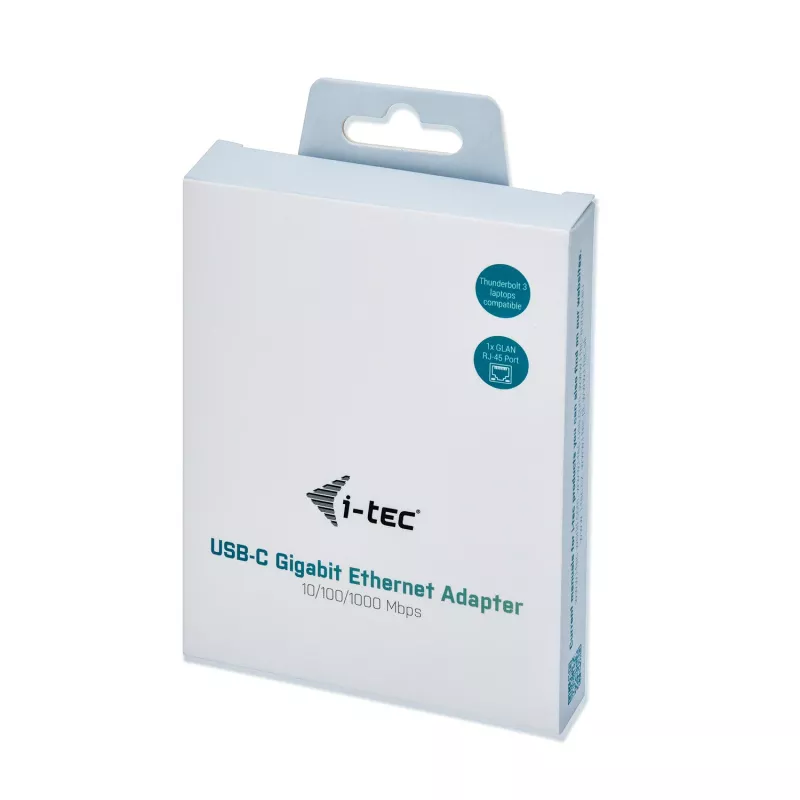 i-tec Metal USB-C Gigabit Ethernet adapteris, laidinis, USB Type-C, Ethernet, 1000 Mbit/s, pilka