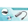 i-tec Metal USB-C Gigabit Ethernet adapteris, laidinis, USB Type-C, Ethernet, 1000 Mbit/s, pilka