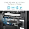 StarTech.com 2U serverio stovo lentyna - universali ventiliuojama stovo montavimo konsolinė dėkla 19 colių tinklo įrangos stovui ir spintai - tvirto plieno - keliamoji galia 50 svarų/23 kg - 16 colių gylio lentyna, juoda