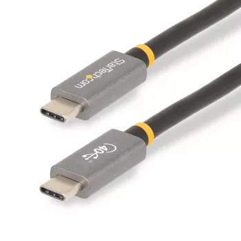 StarTech.com 3ft (1m) USB4 laidas, USB-IF sertifikuotas USB-C laidas, 40 Gbps, USB Type-C duomenų perdavimo laidas, 100W maitinimo tiekimas, 8K 60Hz, suderinamas su Thunderbolt 4/3/USB 3.2