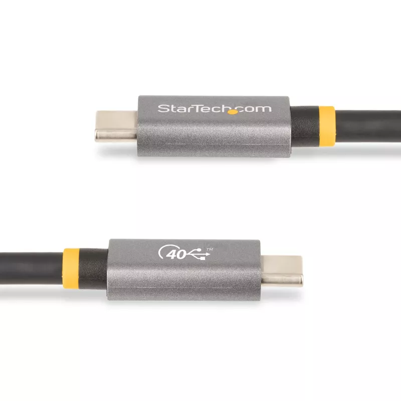 StarTech.com 3ft (1m) USB4 laidas, USB-IF sertifikuotas USB-C laidas, 40 Gbps, USB Type-C duomenų perdavimo laidas, 100W maitinimo tiekimas, 8K 60Hz, suderinamas su Thunderbolt 4/3/USB 3.2