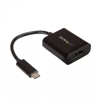 “StarTech.com” USB-C į DisplayPort adapteris - 4K 60Hz/8K 30Hz - USB Type-C į DP 1.4 HBR2 adapteris - Kompaktiškas USB-C (DP Alt Mode) monitoriaus vaizdo keitiklis - Suderinamas su “Thunderbolt 3”