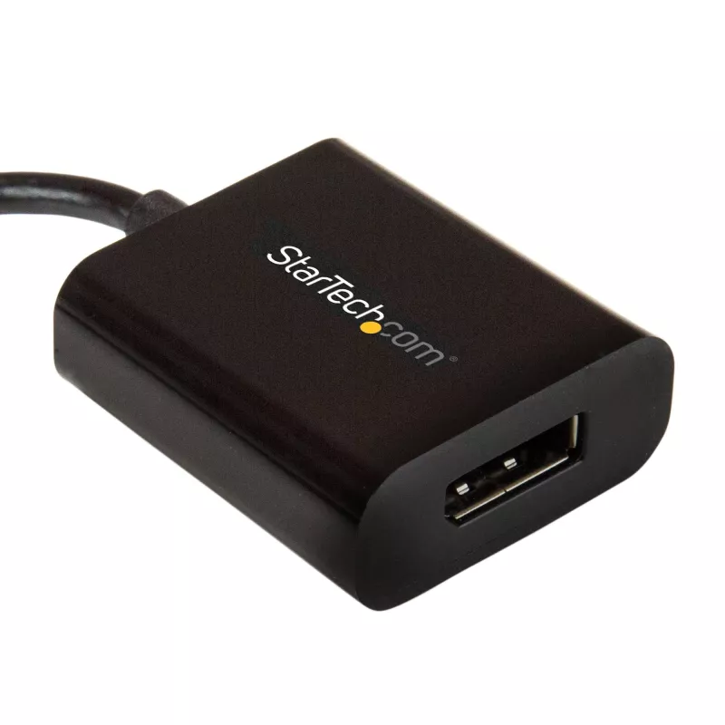 “StarTech.com” USB-C į DisplayPort adapteris - 4K 60Hz/8K 30Hz - USB Type-C į DP 1.4 HBR2 adapteris - Kompaktiškas USB-C (DP Alt Mode) monitoriaus vaizdo keitiklis - Suderinamas su “Thunderbolt 3”