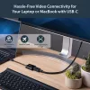 “StarTech.com” USB-C į DisplayPort adapteris - 4K 60Hz/8K 30Hz - USB Type-C į DP 1.4 HBR2 adapteris - Kompaktiškas USB-C (DP Alt Mode) monitoriaus vaizdo keitiklis - Suderinamas su “Thunderbolt 3”