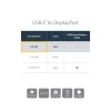 “StarTech.com” USB-C į DisplayPort adapteris - 4K 60Hz/8K 30Hz - USB Type-C į DP 1.4 HBR2 adapteris - Kompaktiškas USB-C (DP Alt Mode) monitoriaus vaizdo keitiklis - Suderinamas su “Thunderbolt 3”