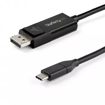 StarTech.com 3,3 pėd. (1 m) USB-C į DisplayPort 1.4 laidas 8K 60 Hz / 4K – dvipusis DP į USB-C arba USB-C į DP reversinis vaizdo adapterio laidas – HBR3 / HDR / DSC – USB Type-C / Thunderbolt monitoriaus laidas
