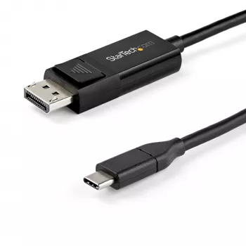 StarTech.com 1,8 m (2 m) USB C į DisplayPort 1.4 kabelis 8K 60Hz/4K – Dviejų krypčių DP į USB-C arba USB-C į DP reversinis vaizdo adapterio kabelis – HBR3/HDR/DSC – USB Type C/TB3 monitoriaus kabelis (CDP2DP142MBD)