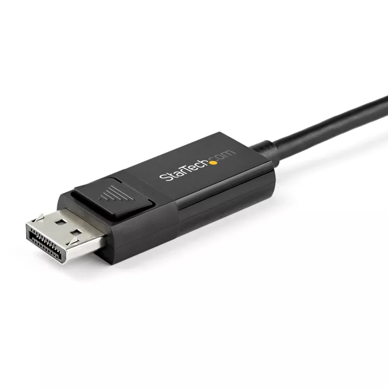 StarTech.com 1,8 m (2 m) USB C į DisplayPort 1.4 kabelis 8K 60Hz/4K – Dviejų krypčių DP į USB-C arba USB-C į DP reversinis vaizdo adapterio kabelis – HBR3/HDR/DSC – USB Type C/TB3 monitoriaus kabelis (CDP2DP142MBD)