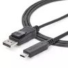 “StarTech.com” 1,8 m USB-C – DisplayPort 1.4 laidas, 4K/5K/8K USB Type-C prie DP 1.4 “Alt Mode” vaizdo adapteris keitiklis – HBR3/HDR/DSC – 8K 60 Hz DP monitoriaus laidas, skirtas USB-C/„Thunderbolt 3“