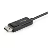 StarTech.com 1 m USB-C – DisplayPort 1.2 laidas 4K 60Hz – Dvikryptis DP į USB-C arba USB-C į DP grįžtamasis vaizdo adapterio laidas – HBR2/HDR – USB Type-C/Thunderbolt monitoriaus laidas