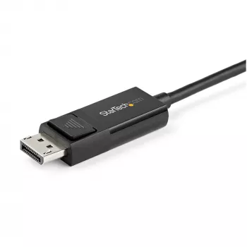 StarTech.com 1 m USB-C – DisplayPort 1.2 laidas 4K 60Hz – Dvikryptis DP į USB-C arba USB-C į DP grįžtamasis vaizdo adapterio laidas – HBR2/HDR – USB Type-C/Thunderbolt monitoriaus laidas