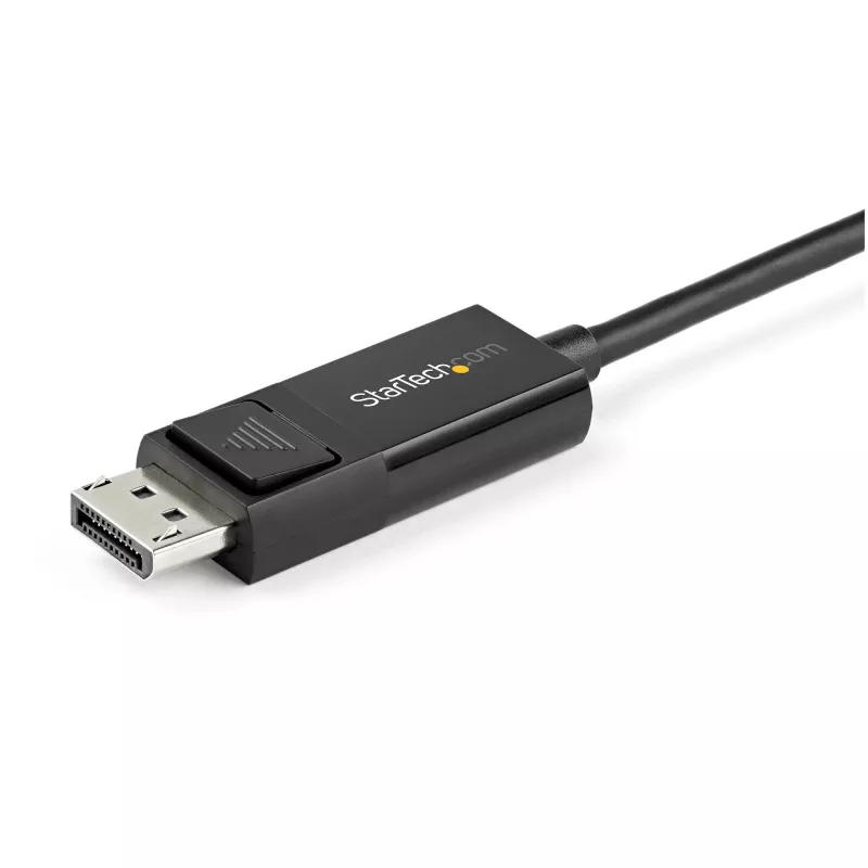 StarTech.com 1 m USB-C – DisplayPort 1.2 laidas 4K 60Hz – Dvikryptis DP į USB-C arba USB-C į DP grįžtamasis vaizdo adapterio laidas – HBR2/HDR – USB Type-C/Thunderbolt monitoriaus laidas