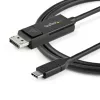StarTech.com 1 m USB-C – DisplayPort 1.2 laidas 4K 60Hz – Dvikryptis DP į USB-C arba USB-C į DP grįžtamasis vaizdo adapterio laidas – HBR2/HDR – USB Type-C/Thunderbolt monitoriaus laidas