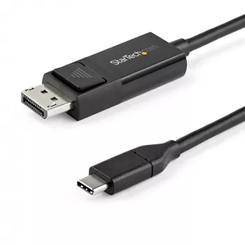 StarTech.com 6,6 pėd. (2 m) USB C į DisplayPort 1.2 laidas 4K 60Hz - Dvipusis DP į USB-C arba USB-C į DP grįžtamasis vaizdo adapterio laidas - HBR2/HDR - USB Type C/Thunderbolt monitoriaus laidas