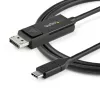 StarTech.com 6,6 pėd. (2 m) USB C į DisplayPort 1.2 laidas 4K 60Hz - Dvipusis DP į USB-C arba USB-C į DP grįžtamasis vaizdo adapterio laidas - HBR2/HDR - USB Type C/Thunderbolt monitoriaus laidas