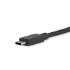 StarTech.com 1m USB C į DisplayPort 1.2 kabelis 4K 60Hz – USB-C į DisplayPort adapterio kabelis – HBR2 – USB Type-C DP Alt Mode į DP monitoriaus vaizdo kabelis – veikia su Thunderbolt 3 – juodas