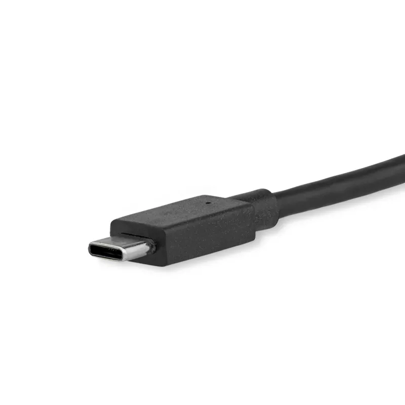 StarTech.com 1m USB C į DisplayPort 1.2 kabelis 4K 60Hz – USB-C į DisplayPort adapterio kabelis – HBR2 – USB Type-C DP Alt Mode į DP monitoriaus vaizdo kabelis – veikia su Thunderbolt 3 – juodas