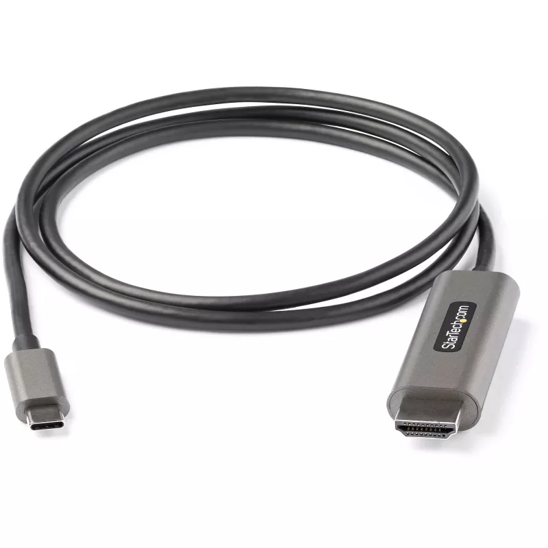 StarTech.com 0,9 m USB-C į HDMI kabelis 4K 60Hz su HDR10 – Ultra HD USB Type-C į 4K HDMI 2.0b vaizdo adapterio kabelis – USB-C į HDMI HDR monitoriaus / ekrano keitiklis – DP 1.4 Alt Mode HBR3