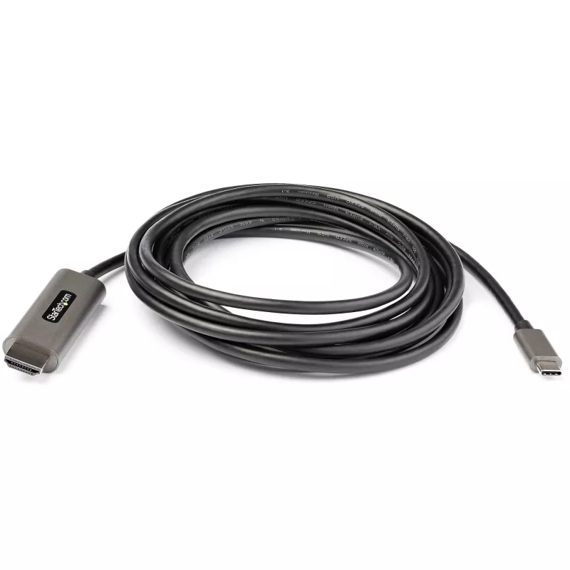 StarTech.com 10ft (3m) USB C į HDMI laidas 4K 60Hz su HDR10 - itin didelės raiškos USB Type-C į 4K HDMI 2.0b vaizdo adapterio laidas - USB-C į HDMI HDR monitoriaus/ekrano keitiklis - DP 1.4 Alt Mode HBR3