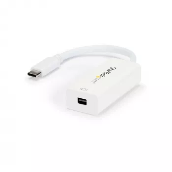 StarTech.com USB-C į Mini DisplayPort adapteris – 4K 60Hz – baltas – USB 3.1 Type-C į Mini DP adapteris – atnaujinta versija yra CDP2MDPEC