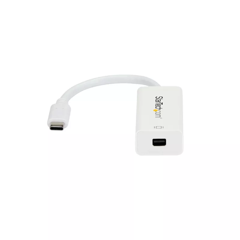StarTech.com USB-C į Mini DisplayPort adapteris – 4K 60Hz – baltas – USB 3.1 Type-C į Mini DP adapteris – atnaujinta versija yra CDP2MDPEC