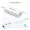 StarTech.com USB-C į Mini DisplayPort adapteris – 4K 60Hz – baltas – USB 3.1 Type-C į Mini DP adapteris – atnaujinta versija yra CDP2MDPEC