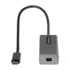 StarTech.com USB-C - Mini DisplayPort adapteris - 4K 60Hz USB-C - mDP adapterio raktas - USB Type-C - Mini DP monitorius - Vaizdo keitiklis - Veikia su Thunderbolt 3 - 12 colių ilgio prijungtas laidas - Atnaujinta CDP2MDP versija