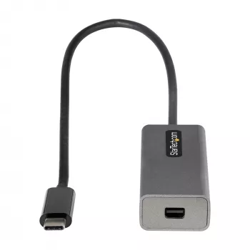 StarTech.com USB-C - Mini DisplayPort adapteris - 4K 60Hz USB-C - mDP adapterio raktas - USB Type-C - Mini DP monitorius - Vaizdo keitiklis - Veikia su Thunderbolt 3 - 12 colių ilgio prijungtas laidas - Atnaujinta CDP2MDP versija