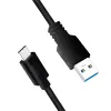 USB kabelis LogiLink CU0166 USB 3.2 Gen 1 0,15 m USB A USB C juodas