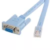 StarTech.com 6 pėdų RJ45 į DB9 Cisco konsolės valdymo maršrutizatoriaus laidas – V/K