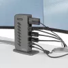 StarTech.com USB-C USB-A dokas – hibridinė universali USB 3.0 prijungimo stotelė USB-C arba USB-A nešiojamiesiems kompiuteriams – dviejų monitorių 4K 60Hz HDMI/DisplayPort – 6x USB-A, GbE – USB 3.1 Gen 1 – Windows/Mac