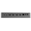 StarTech.com universali nešiojamojo kompiuterio prijungimo stotelė, hibridinis USB-C ir USB-A dokas, dviejų 4K DP ir HDMI, 100 W maitinimo tiekimas, Mac / Windows / Chrome OS, 4x USB 5 Gbps šakotuvas, GbE