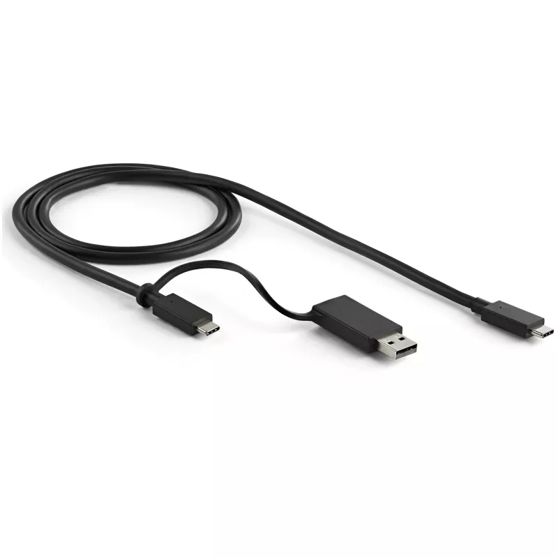 StarTech.com universali nešiojamojo kompiuterio prijungimo stotelė, hibridinis USB-C ir USB-A dokas, dviejų 4K DP ir HDMI, 100 W maitinimo tiekimas, Mac / Windows / Chrome OS, 4x USB 5 Gbps šakotuvas, GbE