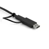 StarTech.com universali nešiojamojo kompiuterio prijungimo stotelė, hibridinis USB-C ir USB-A dokas, dviejų 4K DP ir HDMI, 100 W maitinimo tiekimas, Mac / Windows / Chrome OS, 4x USB 5 Gbps šakotuvas, GbE