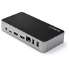 StarTech.com USB-C dokas - dviejų monitorių 1080p HDMI nešiojamojo kompiuterio prijungimo stotelė - 65W maitinimo tiekimas - 1x USB-C, 3x USB-A, Ethernet - dviejų vaizdo ekranų USB 3.1 Gen 1 Type-C dokas - Mac ir Windows