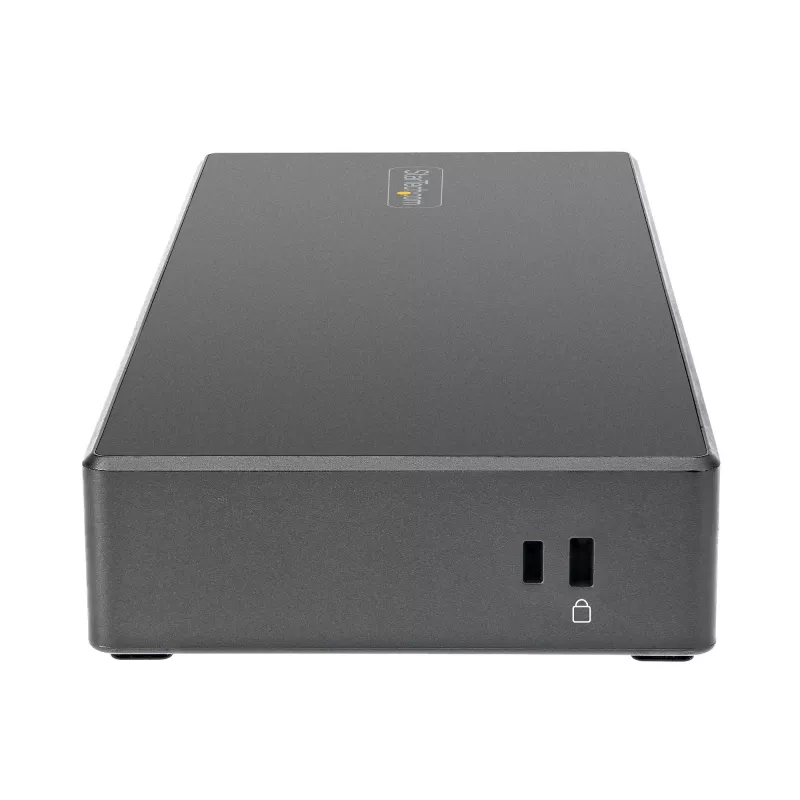 StarTech.com USB C dokas - Trigubas 4K monitorių USB Type-C dokas - 100W maitinimo tiekimas - DP 1.4 Alt režimas ir DSC, 2x DisplayPort 1.4/HDMI 2.0 - 6xUSB (2x 10Gbps) - Windows/Chrome
