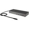 StarTech.com USB C dokas - Trigubas 4K monitorių USB Type-C dokas - 100W maitinimo tiekimas - DP 1.4 Alt režimas ir DSC, 2x DisplayPort 1.4/HDMI 2.0 - 6xUSB (2x 10Gbps) - Windows/Chrome