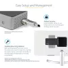 StarTech.com USB C Dokas - 4K 60Hz Keturių Monitorių DisplayPort ir HDMI - Universali USB-C Prijungimo Stotelė su 100W Energijos Tiekimu - USB Šakotuvas su 1x USB Type-C ir 3x USB-A, Ethernet, Garsas