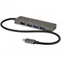 StarTech.com USB C daugiafunkcis adapteris – USB-C į HDMI 2.0b 4K 60Hz (HDR10), 100W maitinimo perdavimas, 4 prievadų USB 3.0 šakotuvas – USB Type-C mini dokas – 12 colių (30 cm) ilgio pritvirtintas kabelis