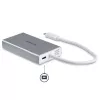 „StarTech.com“ USB-C daugiafunkcis adapteris – USB-C kelioninė prijungimo stotelė su 4K HDMI – 60 W maitinimo perdavimas, GbE, 2 prievadų USB-A 3.0 šakotuvas – nešiojama mini USB-C dokas nešiojamam kompiuteriui – balta