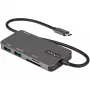 StarTech.com USB-C daugiafunkcis adapteris – USB-C į 4K HDMI, 100 W maitinimo perdavimas, SD / „MicroSD“ lizdas, 3 prievadų USB 3.0 šakotuvas – USB Type-C mini dokas – 12 colių (30 cm) ilgio pritvirtintas laidas