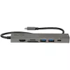 StarTech.com USB-C daugiafunkcis adapterių šakotuvas, USB-C į 4K 60Hz HDMI, Gigabit Ethernet ir 100W nešiojamojo kompiuterio įkrovimas, skirtas Macbook Pro / Air ir Windows