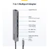 StarTech.com USB-C daugiafunkcis adapterių šakotuvas, USB-C į 4K 60Hz HDMI, Gigabit Ethernet ir 100W nešiojamojo kompiuterio įkrovimas, skirtas Macbook Pro / Air ir Windows