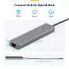 StarTech.com USB-C daugiafunkcis adapterių šakotuvas, USB-C į 4K 60Hz HDMI, Gigabit Ethernet ir 100W nešiojamojo kompiuterio įkrovimas, skirtas Macbook Pro / Air ir Windows