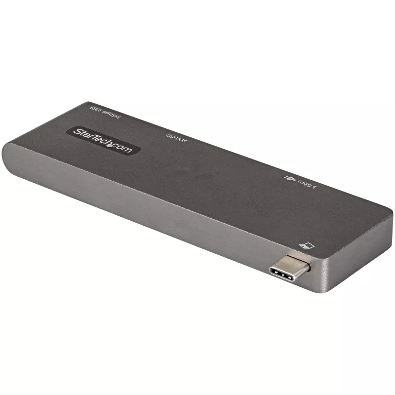 StarTech.com USB-C daugiafunkcis adapteris, skirtas MacBook Pro/Air – USB Type-C į 4K HDMI, 100 W maitinimo tiekimas, SD/MicroSD lizdas, 2 prievadų USB 3.0 šakotuvas – nešiojamas USB-C mini dokas